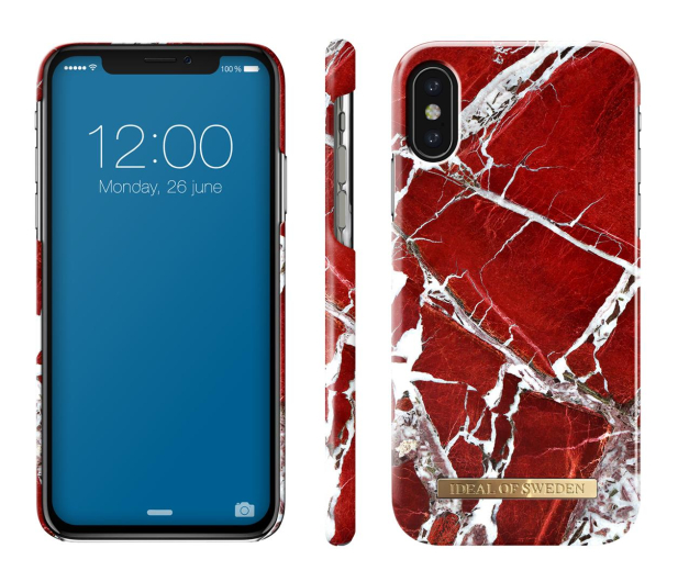 Etui Fashion Case do iPhone X czerwone - 455177 - zdjęcie 2